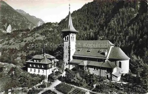 AK / Ansichtskarte Bristen 797m Maderanertal Maderanerthal Silenen UR Motiv mit Kirche