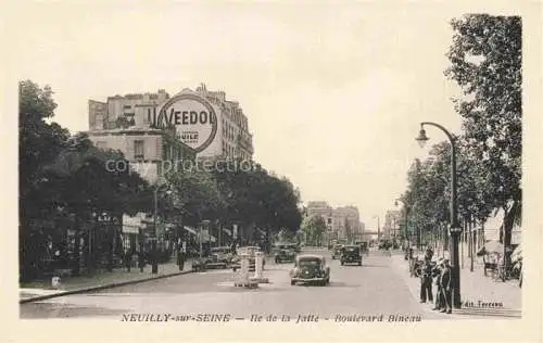 AK / Ansichtskarte Neuilly-sur-Seine 92 Hauts-de-Seine Ile de la Jatte Boulevard Bineau