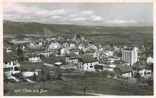 AK / Ansichtskarte Orbe VD Vue panoramique et le Jura