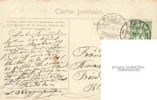 AK / Ansichtskarte BASEL BS Spalentor Strassenbahn