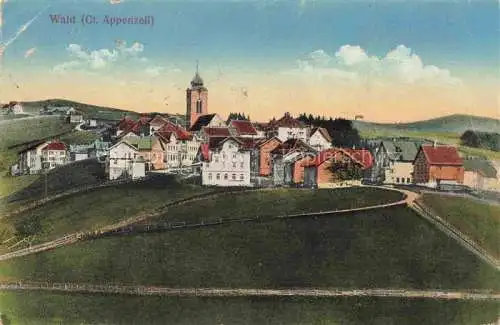 AK / Ansichtskarte Wald Appenzell AR Ansicht mit Kirche
