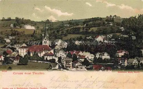 AK / Ansichtskarte Teufen Appenzell AR Ansicht mit Kirche