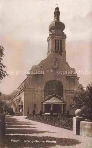 AK / Ansichtskarte FLAWIL Flawyl SG Evangelische Kirche
