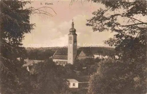 AK / Ansichtskarte FLAWIL Flawyl SG Blick zur Kirche