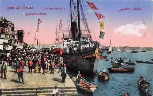 AK / Ansichtskarte Constantinople Constantinopel ISTANBUL TK Quai de Galata
