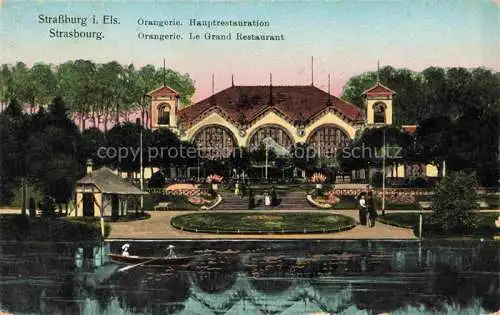 AK / Ansichtskarte Strassburg  Strasbourg 67 Bas-Rhin Orangerie Hauptrestauration