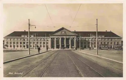AK / Ansichtskarte Biel Bienne BE Bahnhof