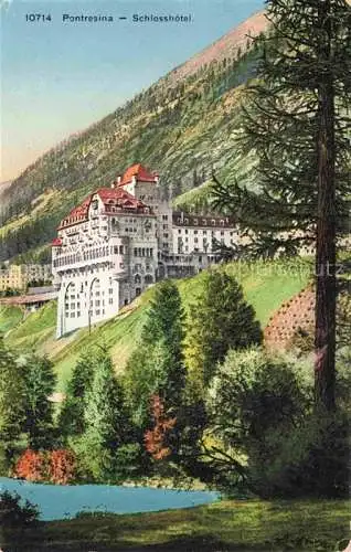 AK / Ansichtskarte Pontresina GR Schlosshotel