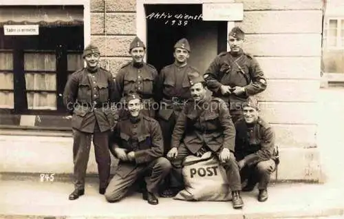 AK / Ansichtskarte Militaria Schweiz Zuerich Post Soldaten