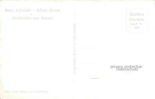 AK / Ansichtskarte Kino Film Cinema Cine Romy Schneider Adrian Hoven Maedchenjahre eine Koenigin