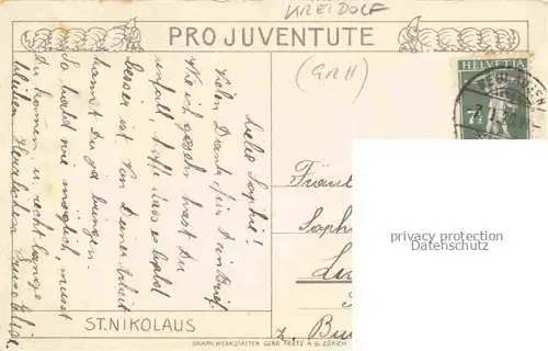 AK / Ansichtskarte KREIDOLF Ernst Kuenstlerkarte St. Nikolaus Apfel Zwerge Nuss