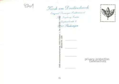 AK / Ansichtskarte Frankenheim Rhoen Rastplatz an der Landesgrenze Schwarzes Moor Hochrhoen Gasthaus Sennhuette Erdbunker DDR
