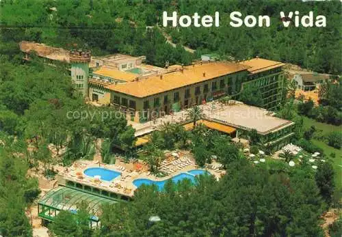 AK / Ansichtskarte Palma de Mallorca ES Hotel Son Vida Fliegeraufnahme