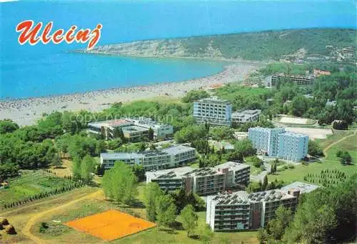 AK / Ansichtskarte Ulcinj Montenegro Velika plaza Fliegeraufnahme