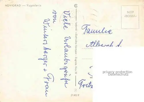 AK / Ansichtskarte Novigrad Croatia Cittanova Fliegeraufnahme