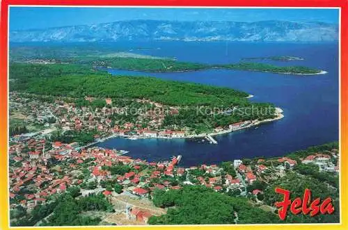 AK / Ansichtskarte Jelsa Hvar Croatia Fliegeraufnahme