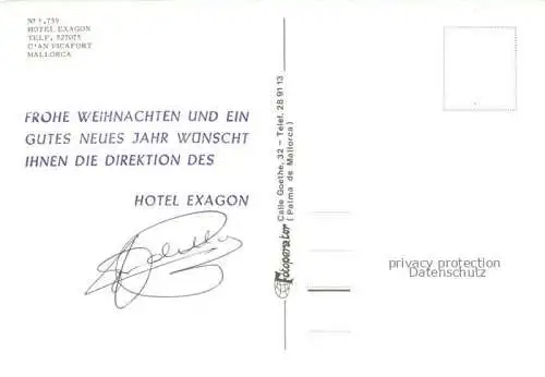 AK / Ansichtskarte Can Picafort C an Picafort Mallorca ES Hotel Exagon Gastraeume Appartement Speisesaal Pool