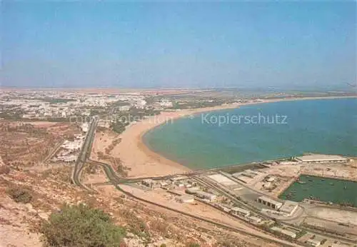 AK / Ansichtskarte Agadir Maroc La Baie Fliegeraufnahme