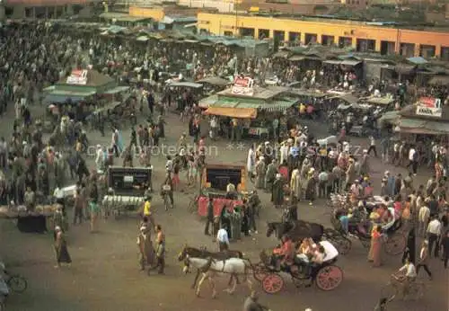 AK / Ansichtskarte Marrakech Marrakesch Maroc Place Djemaa El Fna