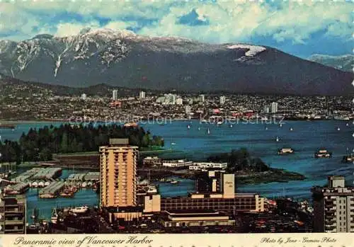 AK / Ansichtskarte VANCOUVER BC Canada Panoramic view of Vancouver Harbor