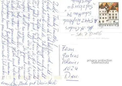 AK / Ansichtskarte Russbach Pass Gschuett Dachstein Salzburg AT Pension Salzburgia