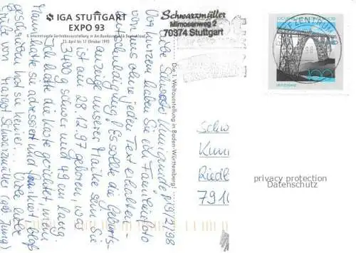AK / Ansichtskarte IGA Gartenbauaustellung International Stuttgart Expo 