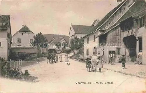 AK / Ansichtskarte Charmoille Porrentruy JU Intérieur du village