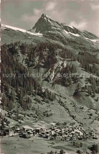 AK / Ansichtskarte Wiler Loetschental Tennenbachhorn VS Panorama Blick gegen Tennbachhorn