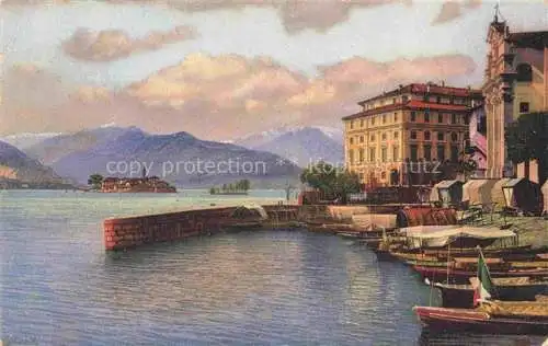 AK / Ansichtskarte Isola-Bella Lago Maggiore IT Mole Haeuserpartie am See Photochromie Serie 191 Nr. 3272