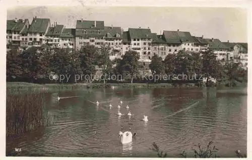 AK / Ansichtskarte Wil  SG Panorama Partie am Stadtweiher