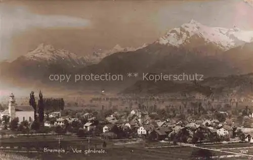 AK / Ansichtskarte Bramois SION VS Vue générale et les Alpes