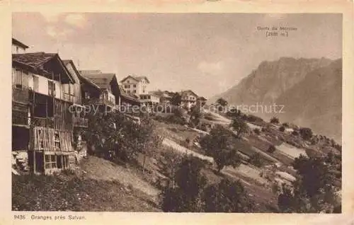AK / Ansichtskarte Granges Salvan VS Vue générale et Dents de Morcles