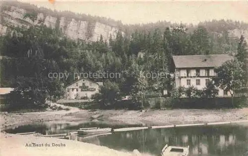AK / Ansichtskarte Les-Brenets Le Locle NE Au Saut du Doubs