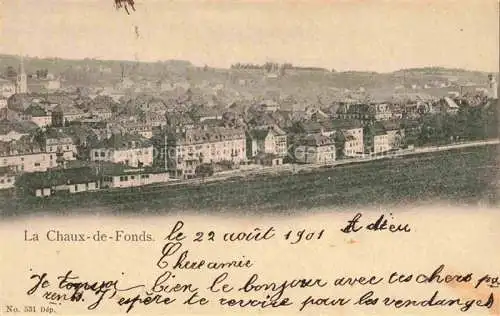AK / Ansichtskarte LA CHAUX-DE-FONDS NE Panorama