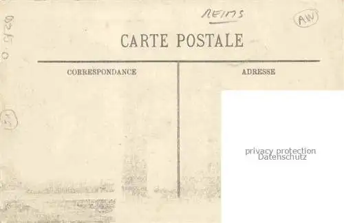 AK / Ansichtskarte REIMS 51 Guerre Européenne Rue Legendre Maison détruites Truemmer 1. Weltkrieg