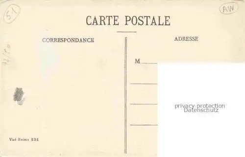AK / Ansichtskarte REIMS 51 dans ses années de bombardements Chapelle de l'Assomption Truemmer 1. Weltkrieg