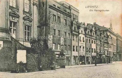 AK / Ansichtskarte Liegnitz LEGNICA PL Die Heringsbuden