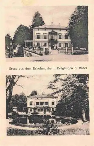 AK / Ansichtskarte Brueglingen St Jakob Basel BS Erholungsheim Parkanlagen