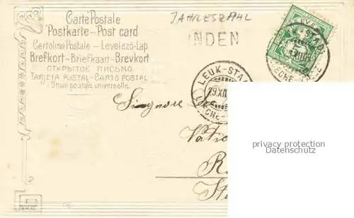 AK / Ansichtskarte Jahreszahl-AK Year Annee Ano 1906 Neu Jahr