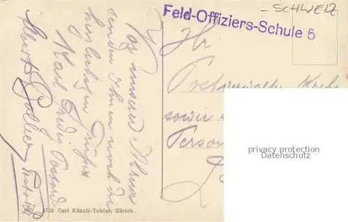 AK / Ansichtskarte Militaria Schweiz Oberstkorpskdt Sprecher von Bernegg Chef Generalstab 