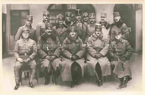 AK / Ansichtskarte Militaria Schweiz Generaele Gruppenfoto 