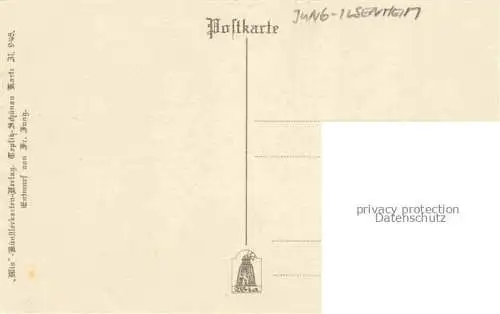 AK / Ansichtskarte JUNG-ILSENHEIM Franz Xaver (1883-1963) Kuenstlerkarte Wolf