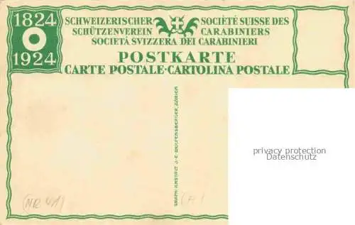 AK / Ansichtskarte Schuetzenverein Schuetzenfest Sportschuetzen Schweiz 