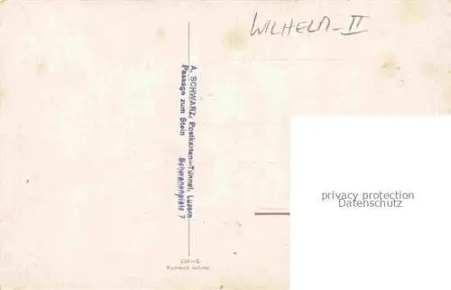 AK / Ansichtskarte Wilhelm II Adel Preussen Monarchie S.M. im Lande bester Schuetze 