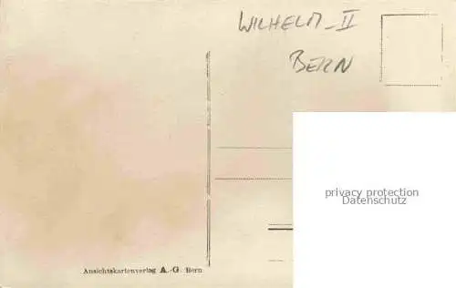 AK / Ansichtskarte Wilhelm II Adel Preussen Monarchie Bern