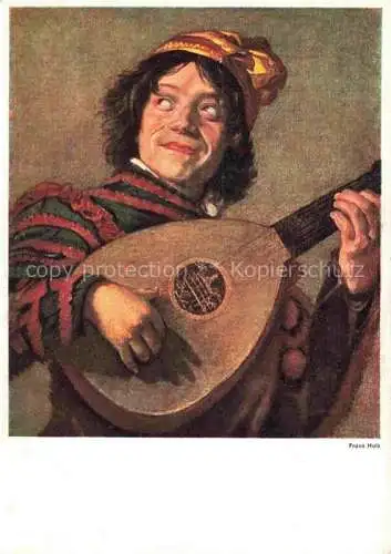 AK / Ansichtskarte HALS Frans (1580-1666) Kuenstlerkarte Der Narr 