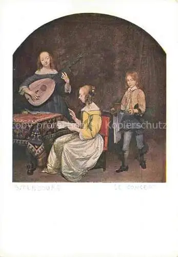 AK / Ansichtskarte TERBOURG S. Kuenstlerkarte Nr. 5874 Das Konzert 