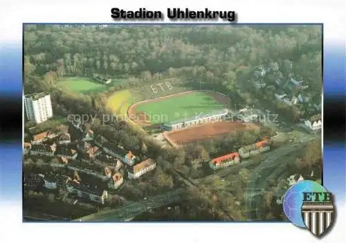 AK / Ansichtskarte Stadion Stadium Estadio Uhrenkrug Essen Schwarz Weiss
