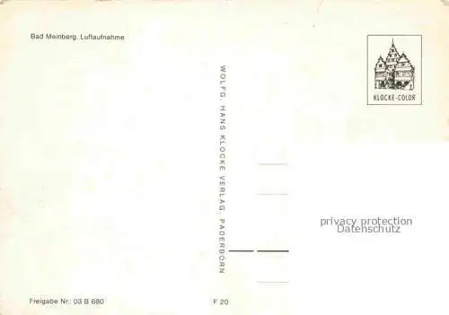 AK / Ansichtskarte Bad Meinberg Horn-Bad Meinberg NRW Fliegeraufnahme