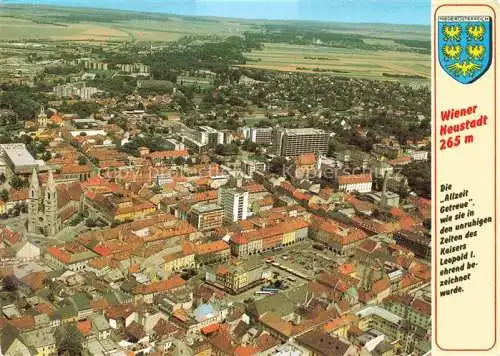 AK / Ansichtskarte WIENER NEUSTADT Niederoesterreich AT Fliegeraufnahme